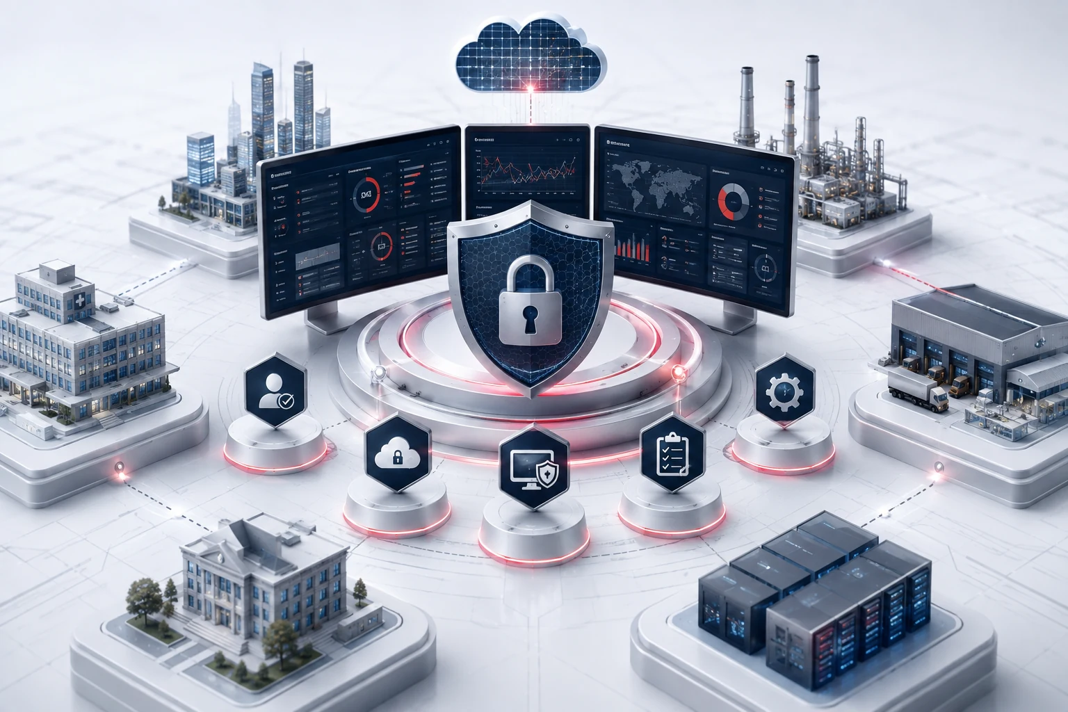 Illustrative multi-industry security hardening technology design
